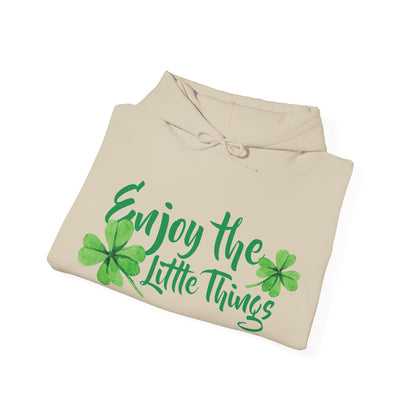 Motivational Unisex Hooded Sweatshirt - Enjoy The Little Things Design