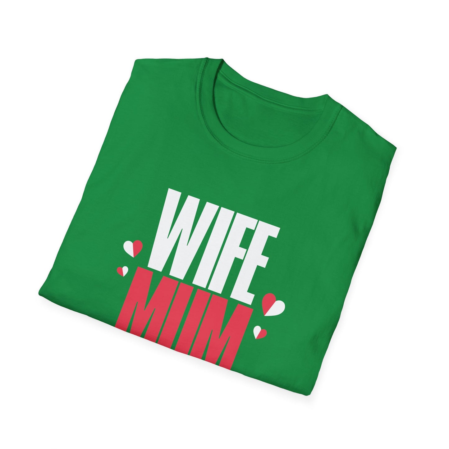 Mother's Day Unisex T-Shirt - Wife Mum Boss Design