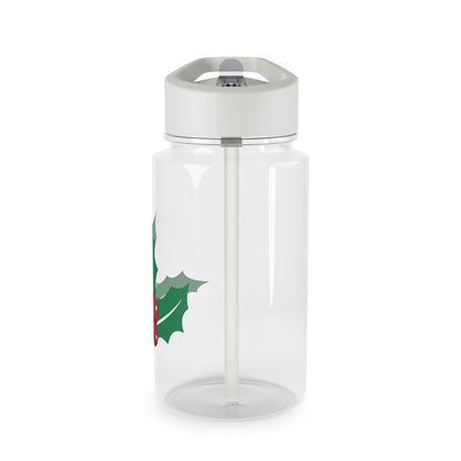 Tritan Water Bottle - Mistletoe Design