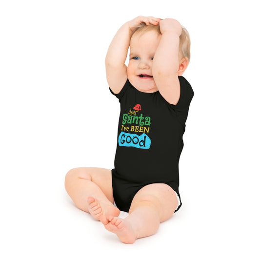 Christmas Baby Bodysuit - Dear Santa I've Been Good Design