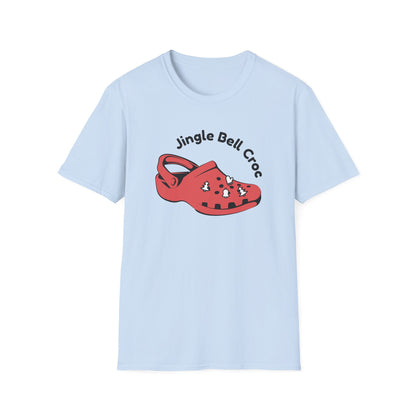 Christmas Unisex T-Shirt - Jingle Bell Croc Design