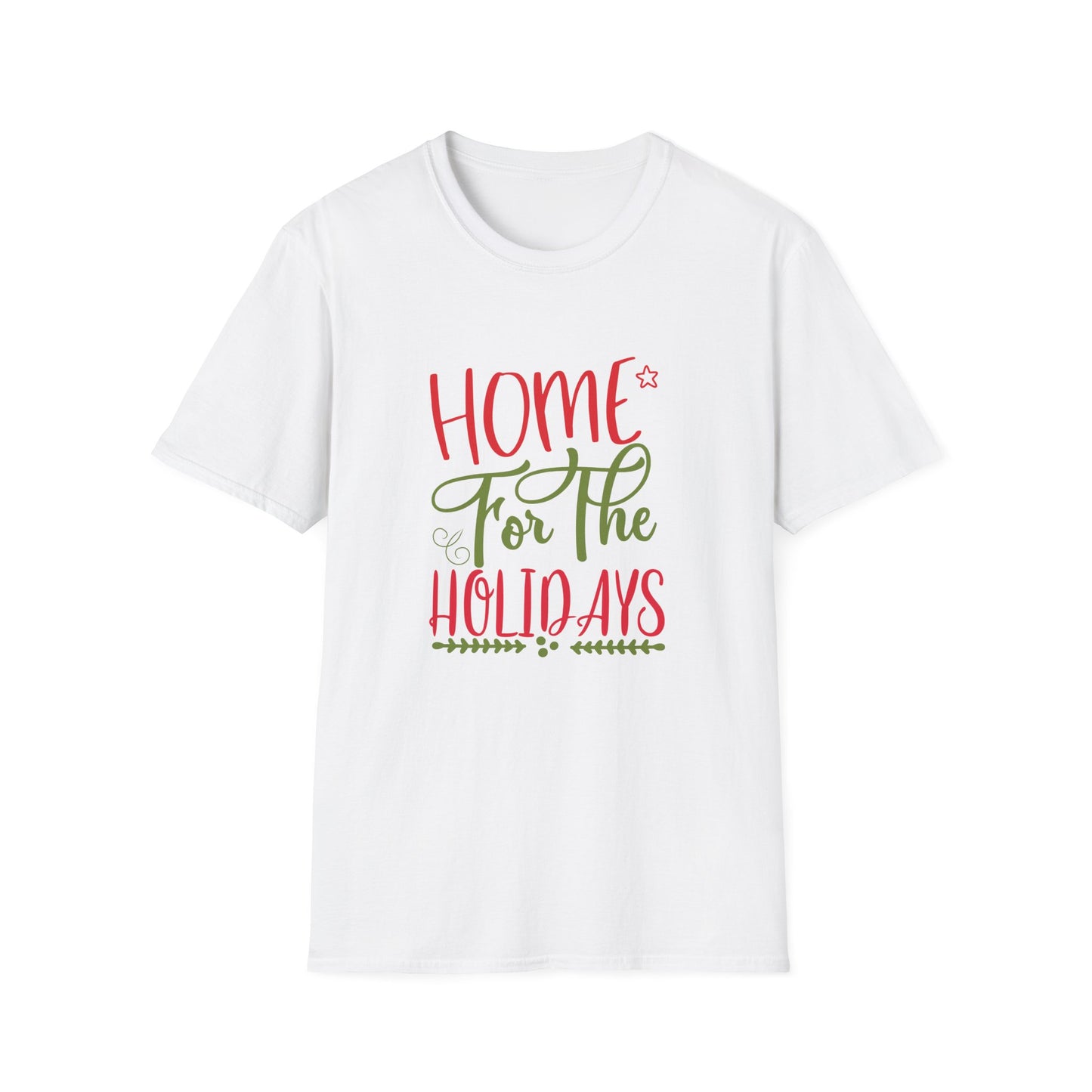 Christmas Unisex T-Shirt - Home For The Holidays Design