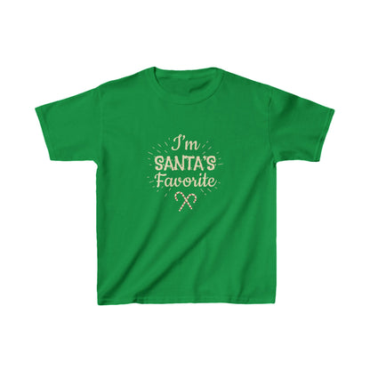 Christmas Unisex Kids T-Shirt - I'm Santa's Favorite Design