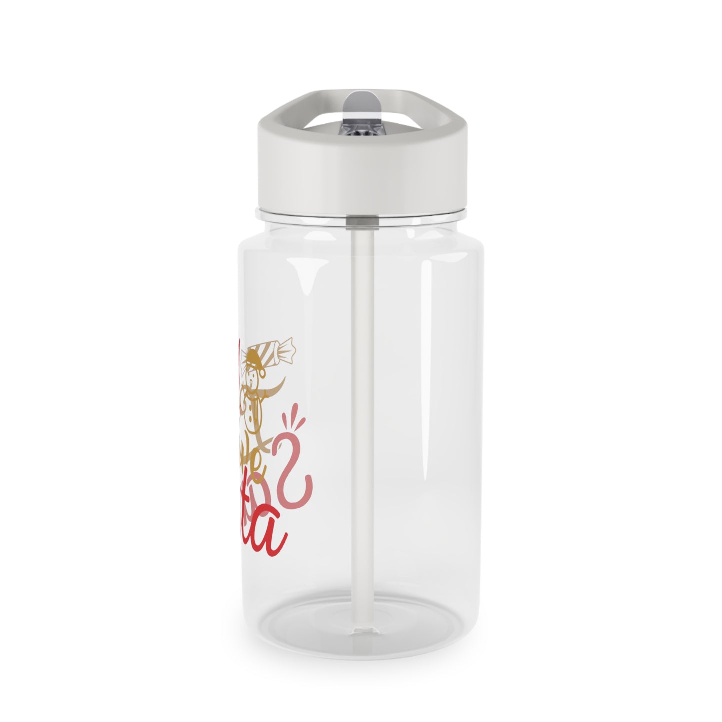 Tritan Water Bottle - Love Santa Design