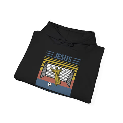 Christian Unisex Hooded Sweatshirt - Jesus Saves Design