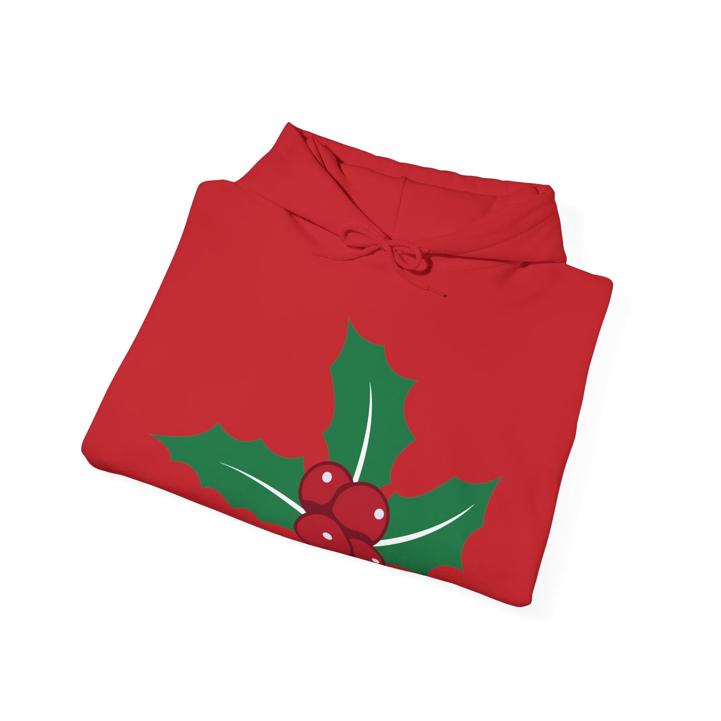 Christmas Unisex Hooded Sweatshirt - Mistletoe Design