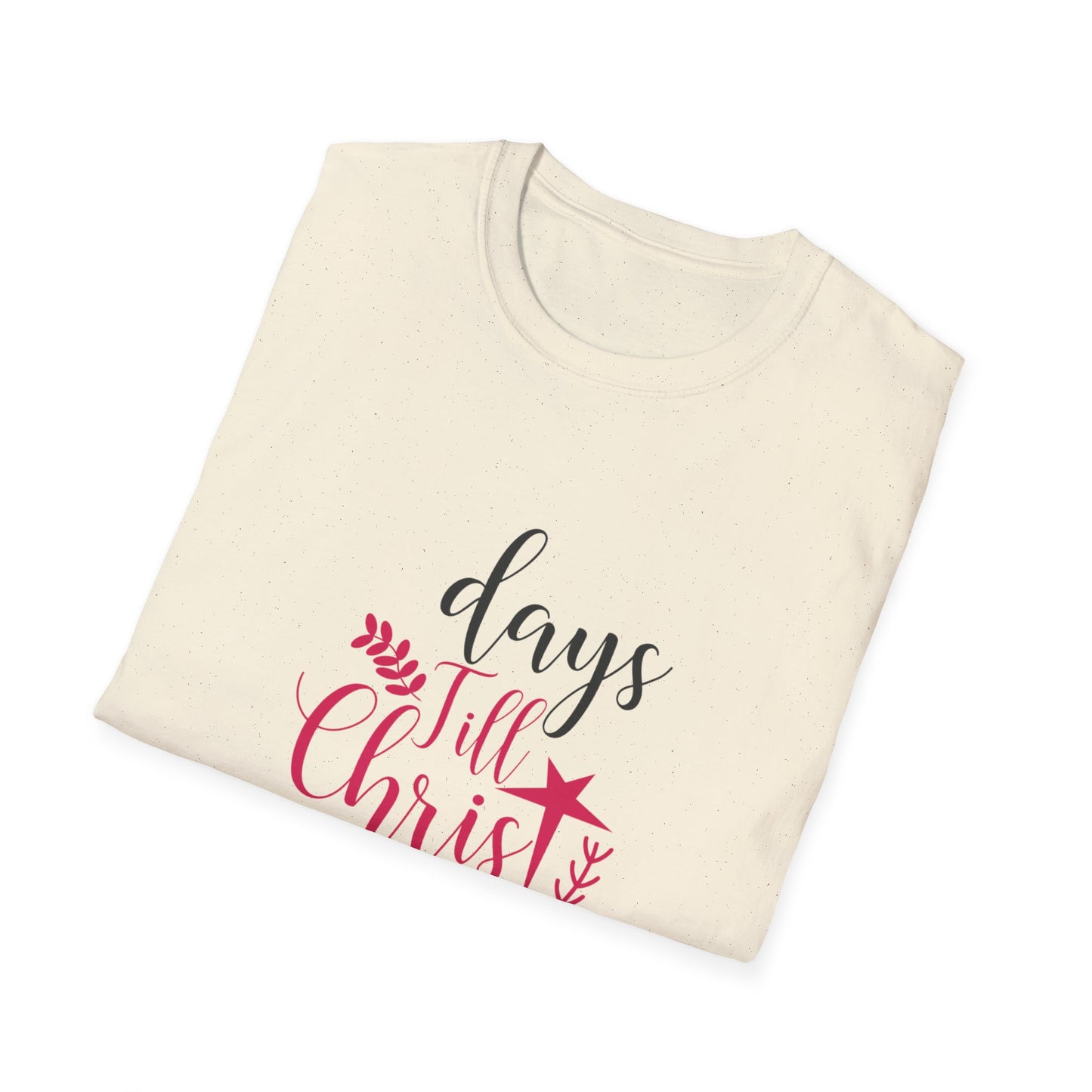 Christmas Unisex T-Shirt - Days Till Christmas Design