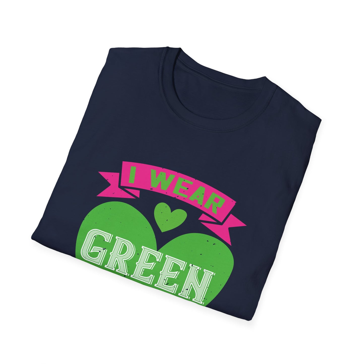 Mother's Day Unisex T-Shirt - I Wear Green For My Mom Design