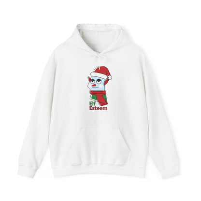 Christmas Unisex Hooded Sweatshirt - Elf Esteem Design