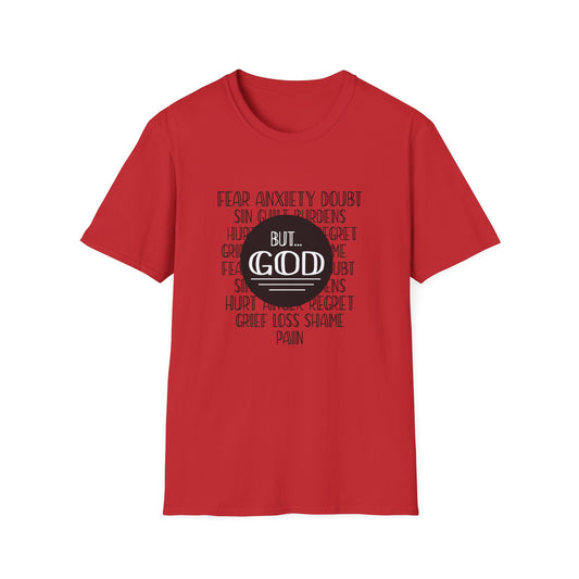 Christian Unisex T-Shirt - God Trumps Negative Emotions Design