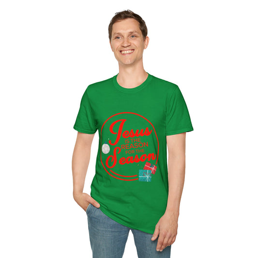 Christmas Unisex T-Shirt - Jesus Is The Reason For The Season Design