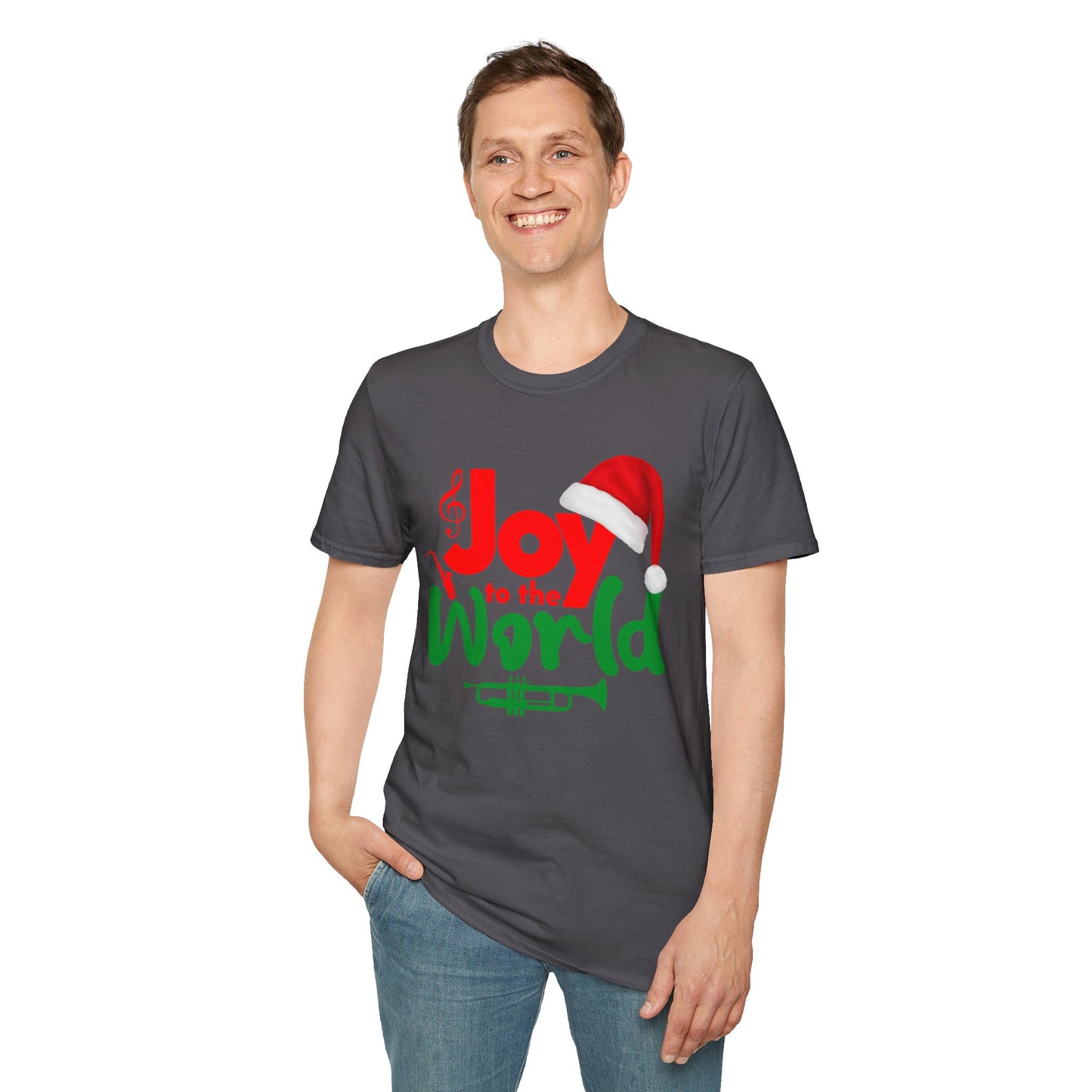 Christmas Unisex T-Shirt - Joy To The World Design