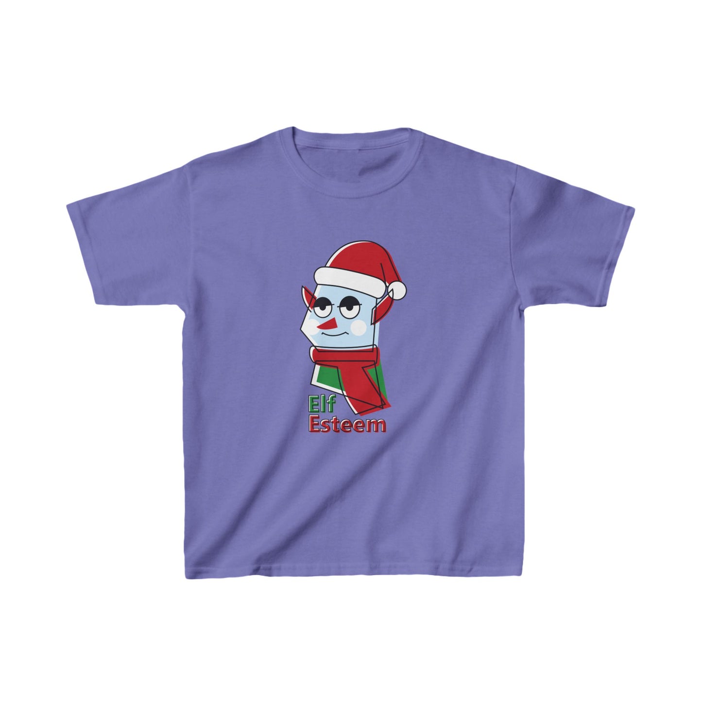 Christmas Unisex Kids T-Shirt - Elf Esteem Design