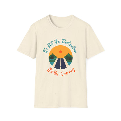 Motivational Unisex T-Shirt - It's The Journey Design