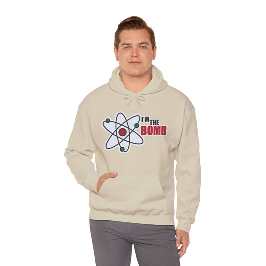 Motivational Unisex Hooded Sweatshirt - I'm The Bomb Design