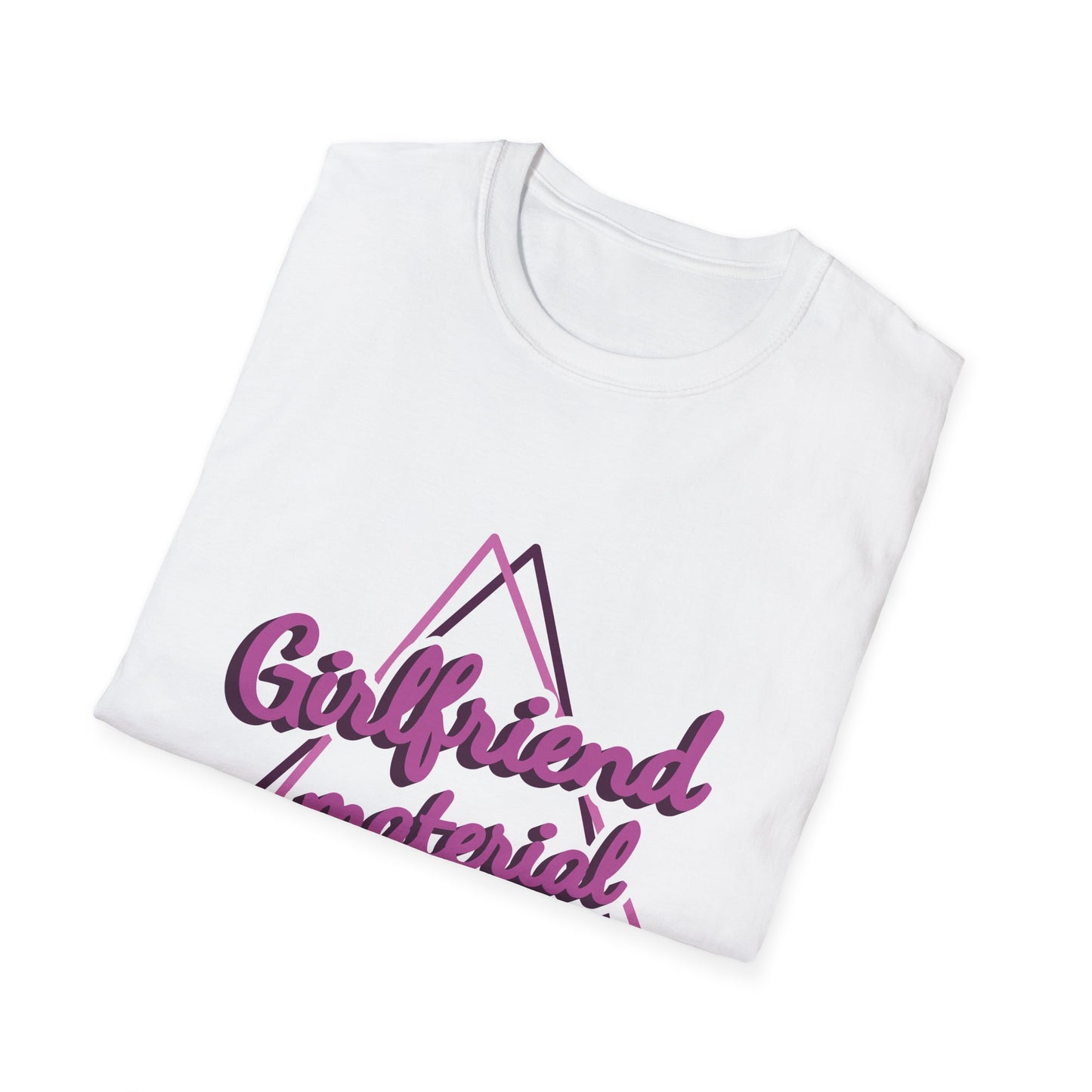 Valentine's Day Unisex T-Shirt - Girlfriend Material Design