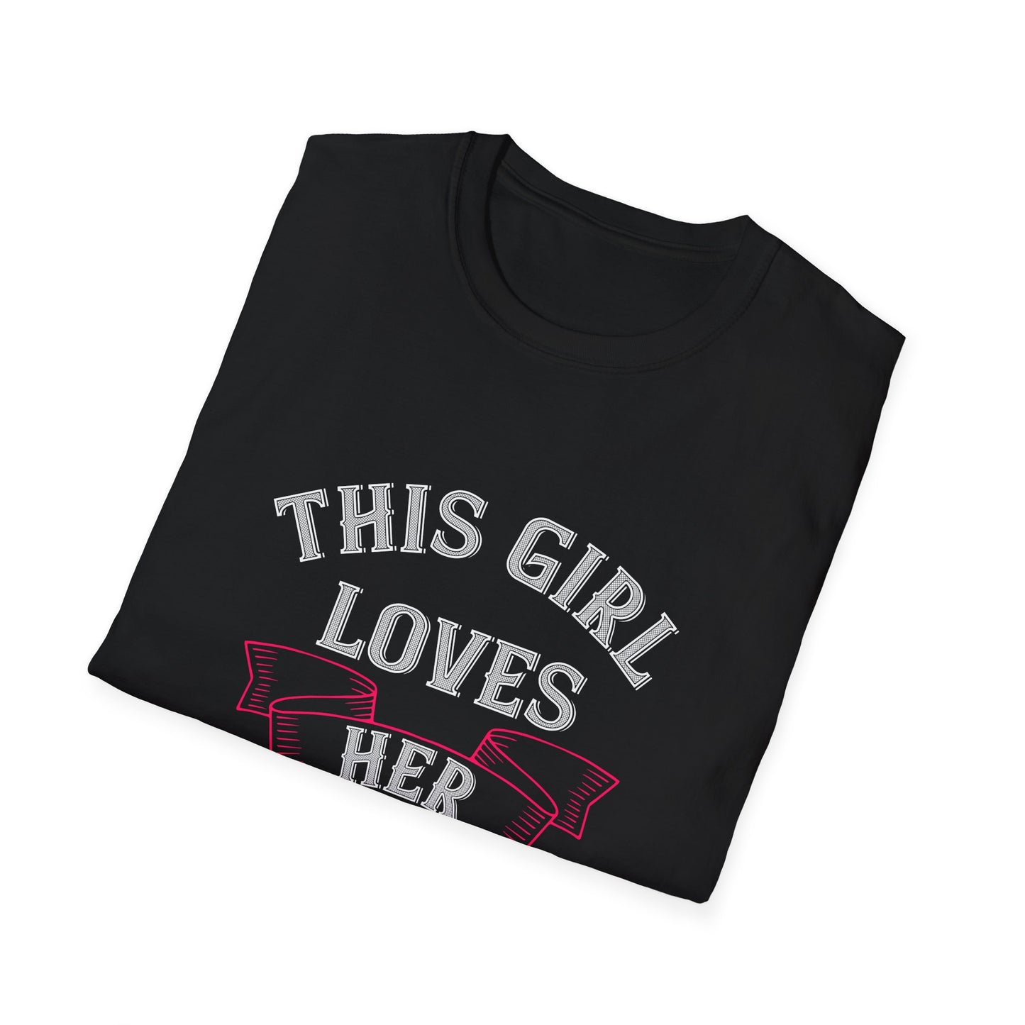 Valentine's Day Unisex T-Shirt - This Girl Loves Her Boyfriend Design