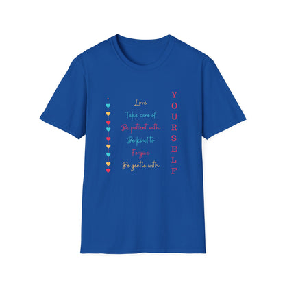 Motivational Unisex T-Shirt - Love Yourself Design