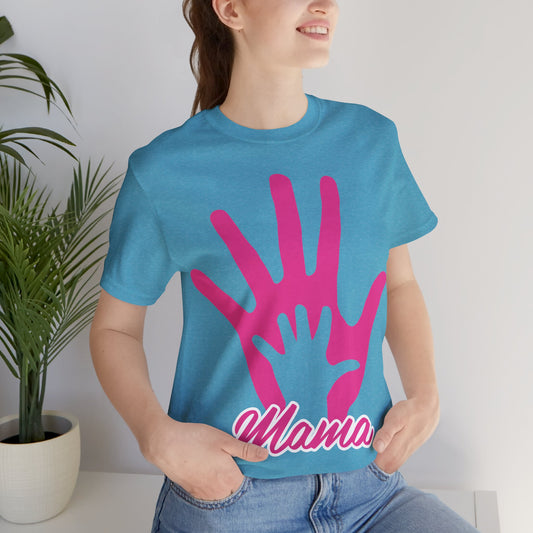 Mama's Hand Mother's Day Short Sleeve T-Shirt - Unisex - Motivational Treats