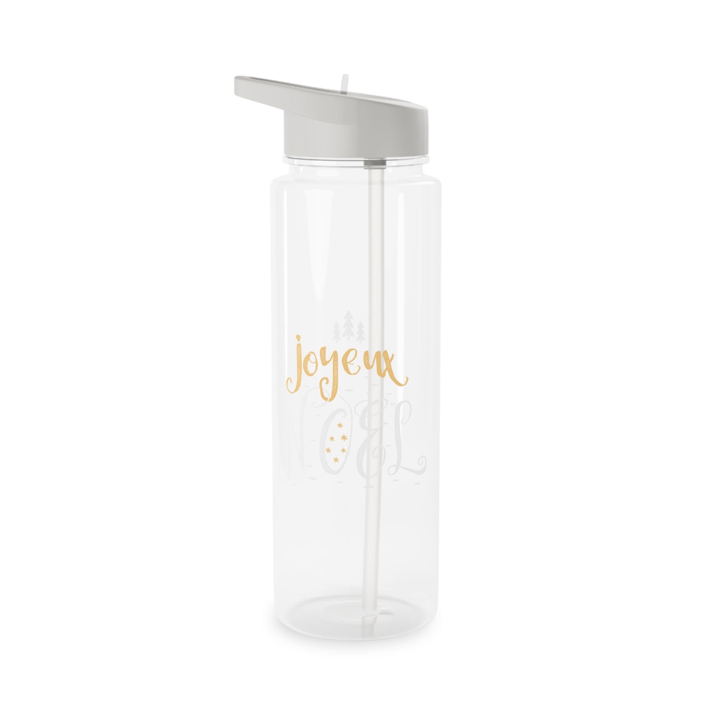 Tritan Water Bottle - Joyeux Noel Design