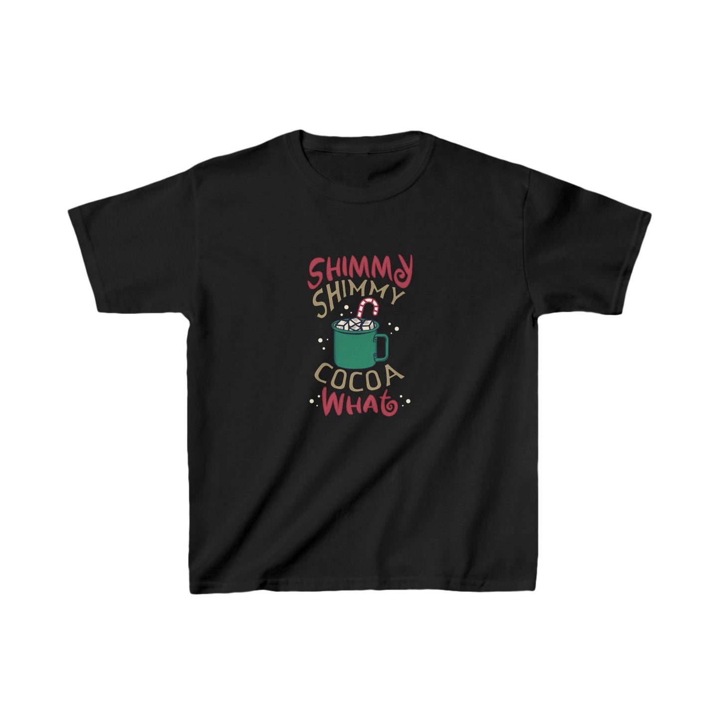 Christmas Unisex Kids T-Shirt - Shimmy Shimmy Cocoa What Color Design