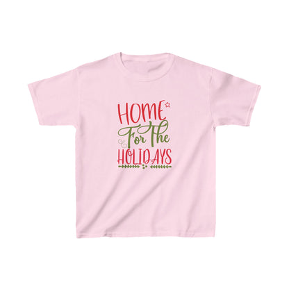 Christmas Unisex Kids T-Shirt - Home For The Holidays Design