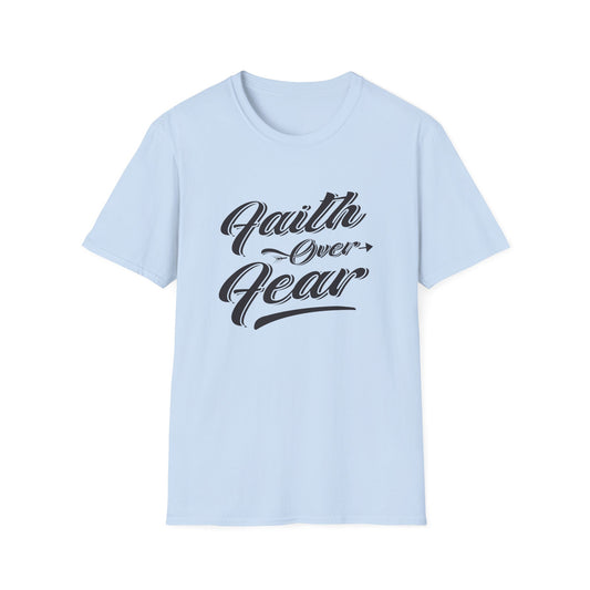 Christian Unisex T-Shirt - Faith Over Fear Design