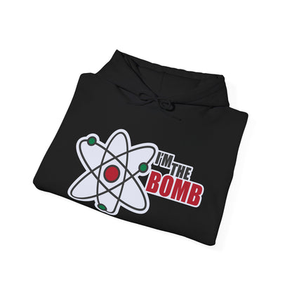 Motivational Unisex Hooded Sweatshirt - I'm The Bomb Design