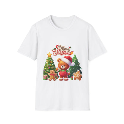 Christmas Unisex T-Shirt - Teddy Bear Design