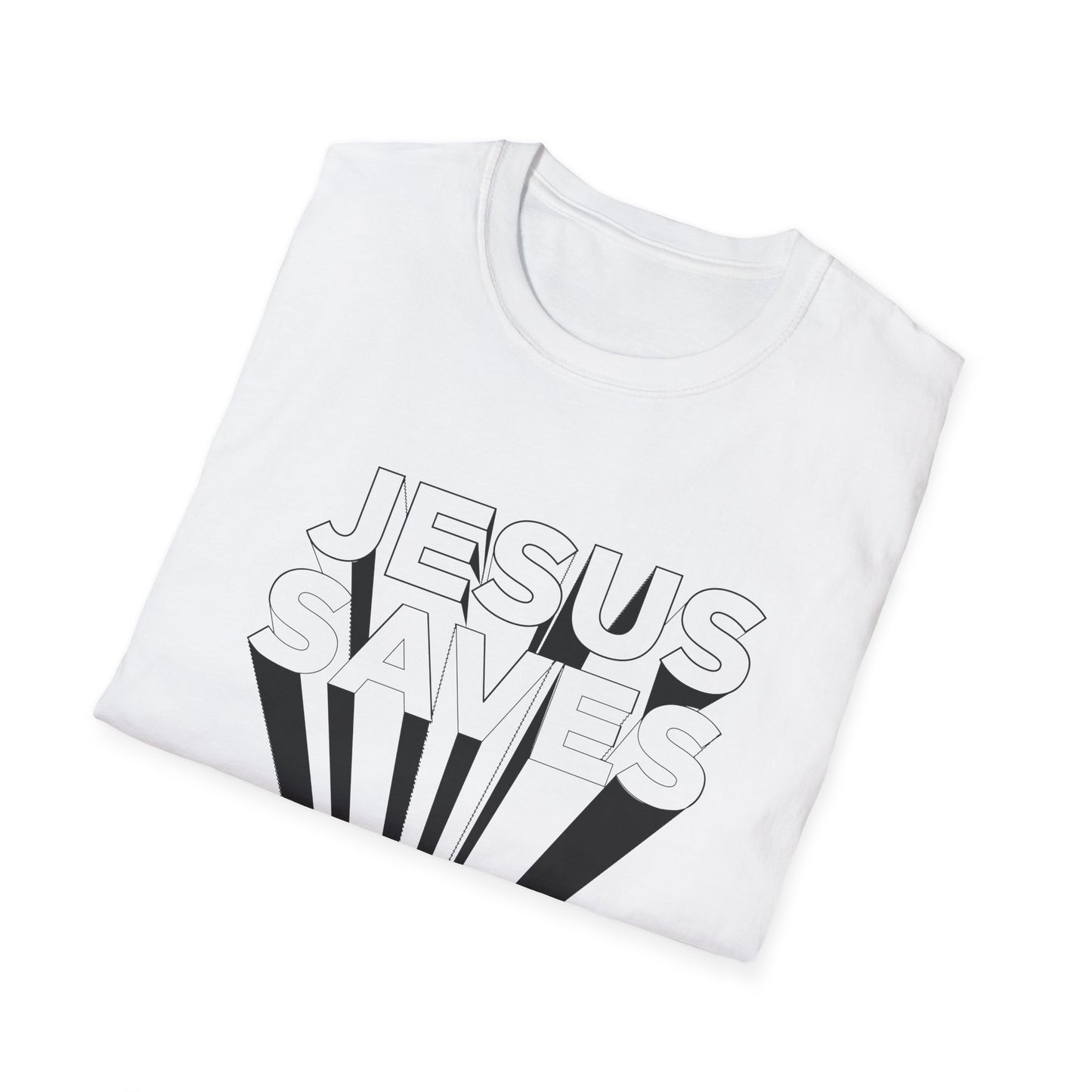 Christian Unisex T-Shirt - Jesus Saves All Design