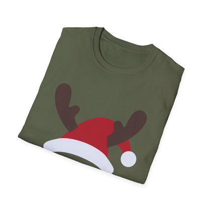 Christmas Unisex T-Shirt - Santa's Hat Design