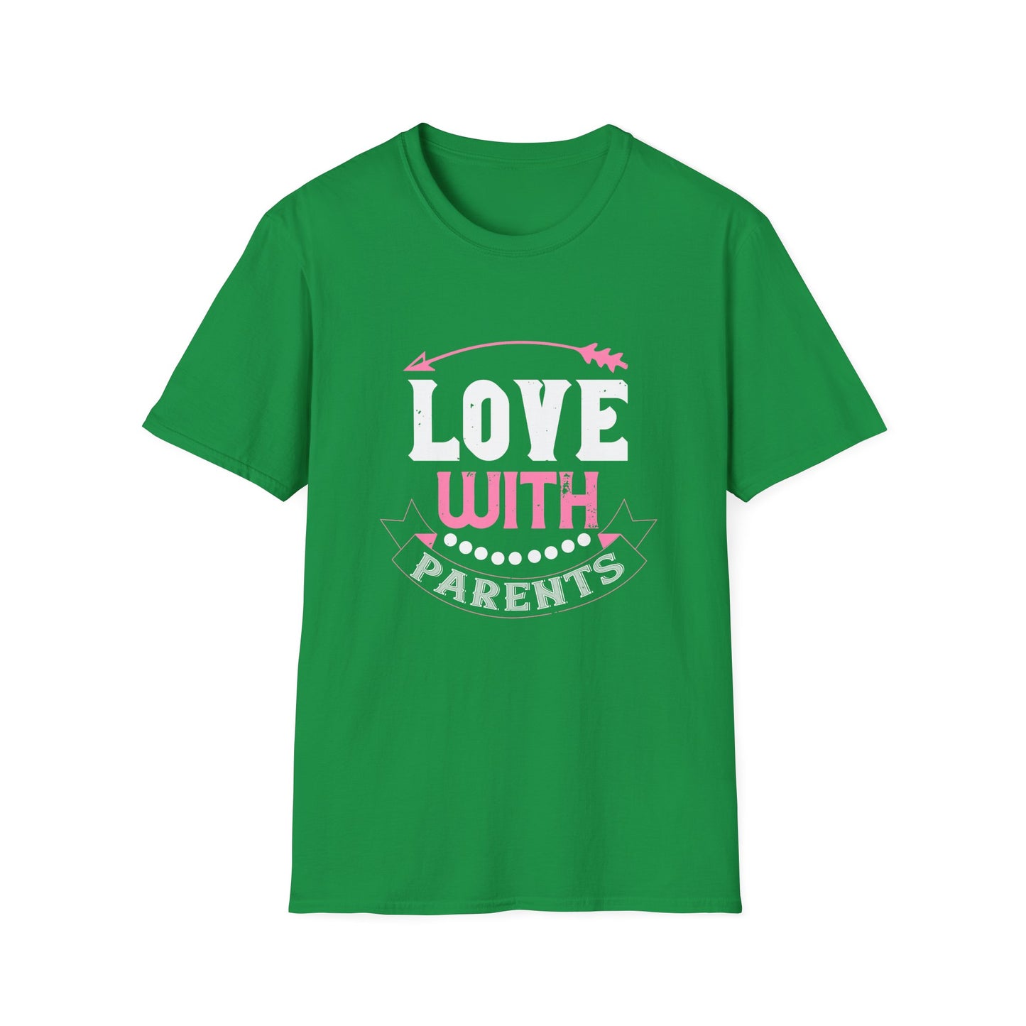 Valentine's Day Unisex T-Shirt - Love With Parents Design