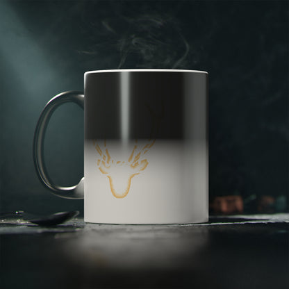 Christmas Color Changing Mug - Reindeer Aura Design