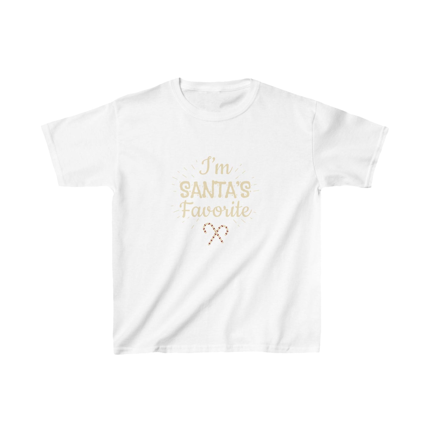 Christmas Unisex Kids T-Shirt - I'm Santa's Favorite Design