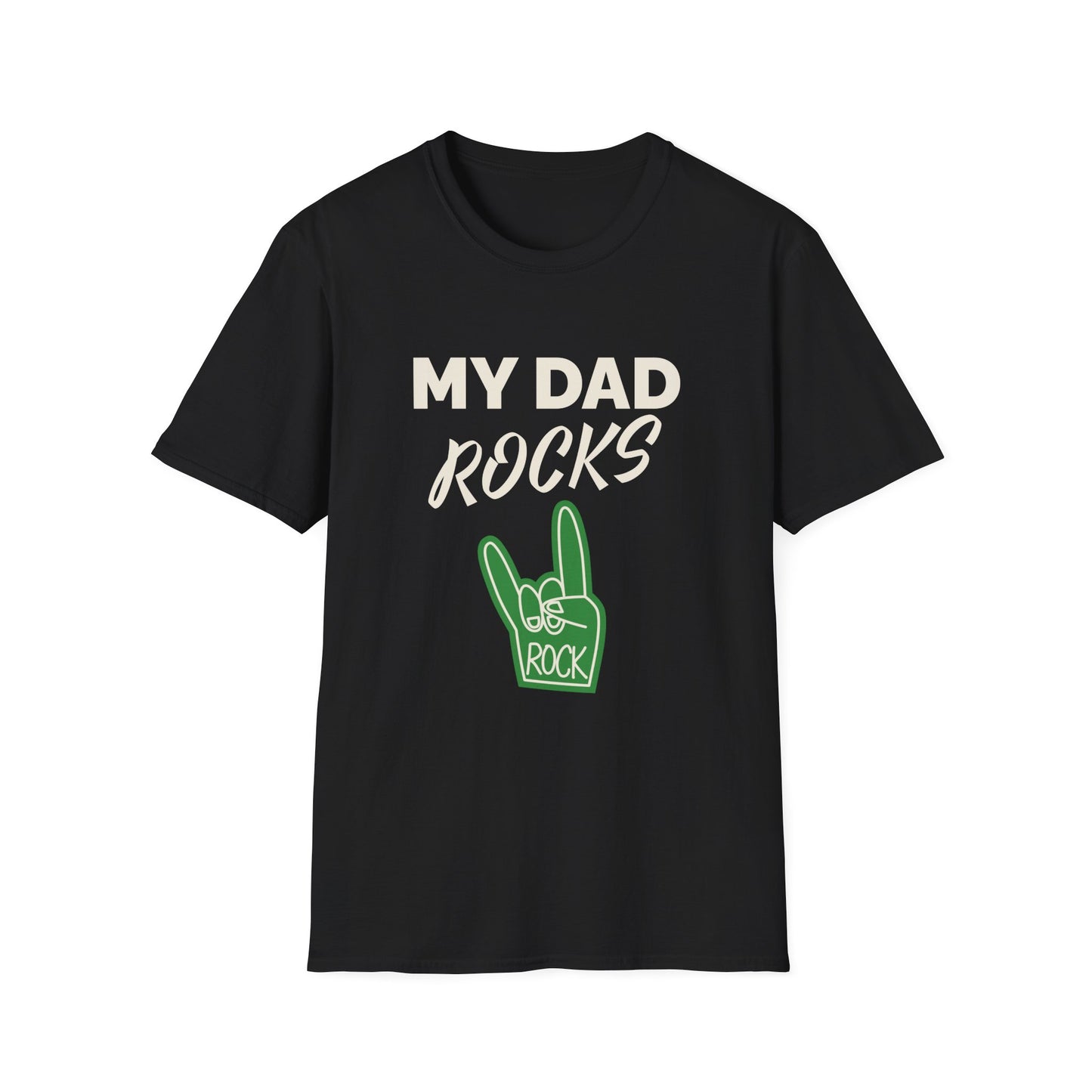 Father's Day Unisex T-Shirt - My Dad Rocks Design