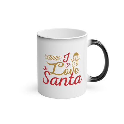 Christmas Color Changing Mug - Love Santa Design