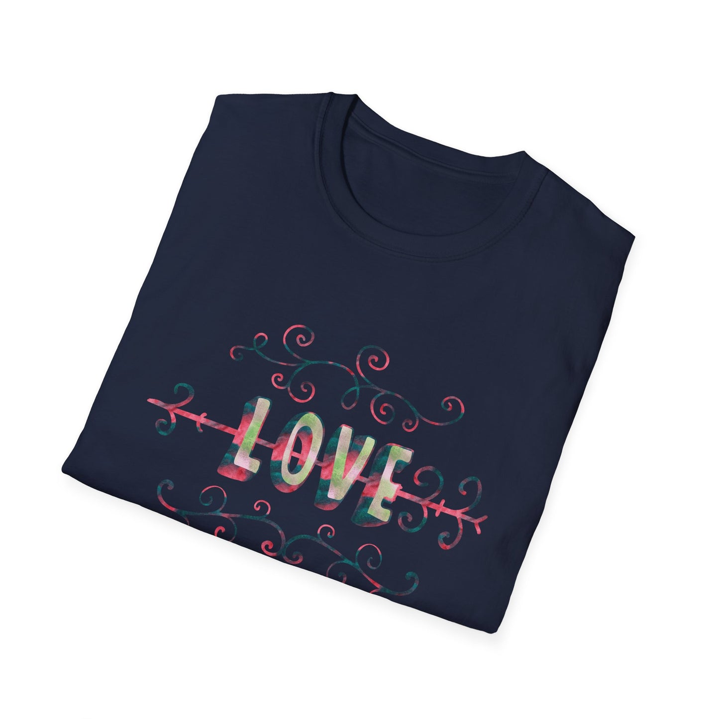 Valentine's Day Unisex T-Shirt - Love Is Life Design