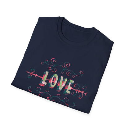 Valentine's Day Unisex T-Shirt - Love Is Life Design