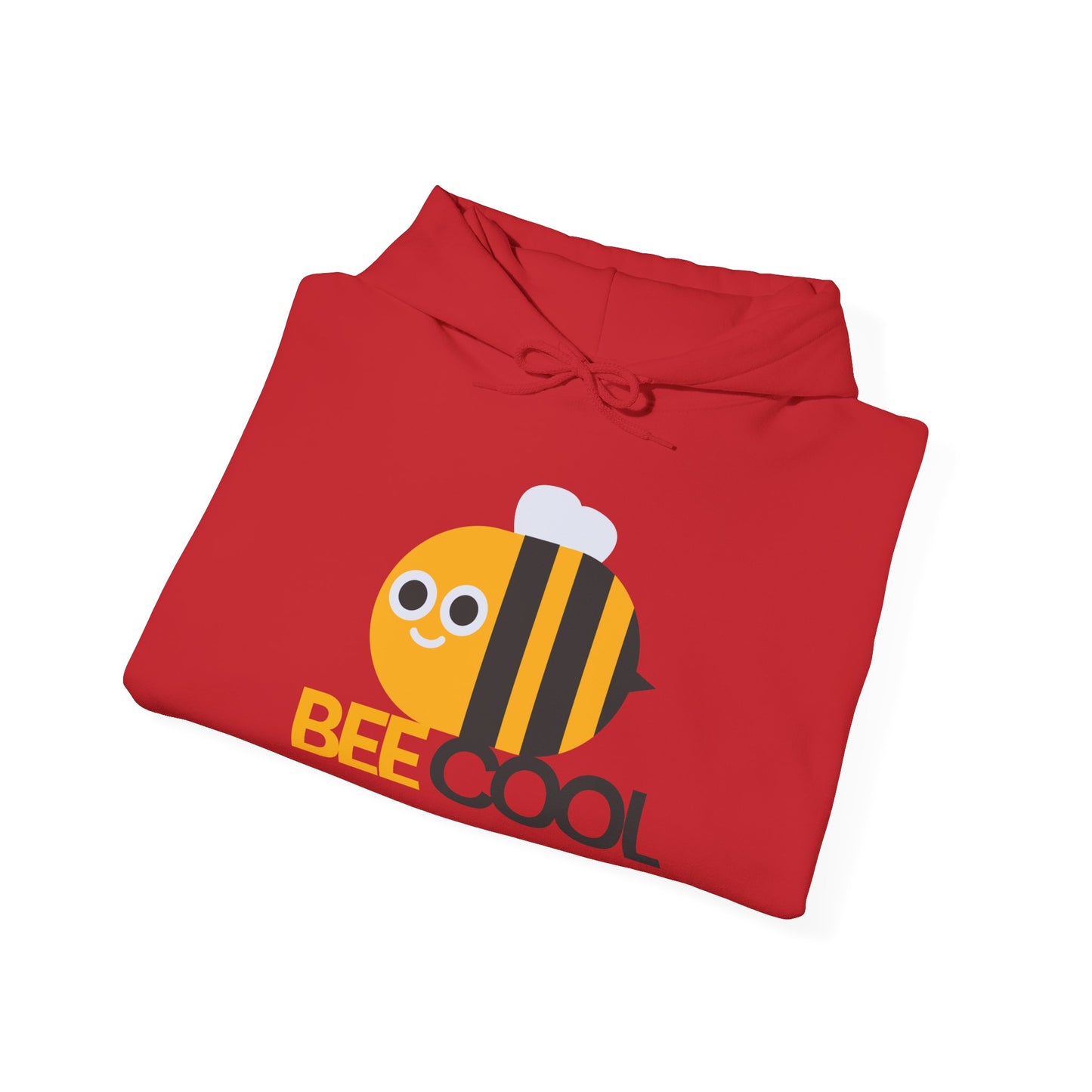 Motivational Unisex Hooded Sweatshirt - Bee Cool Design