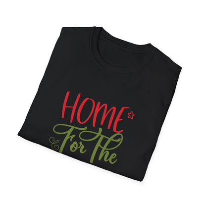 Christmas Unisex T-Shirt - Home For The Holidays Design