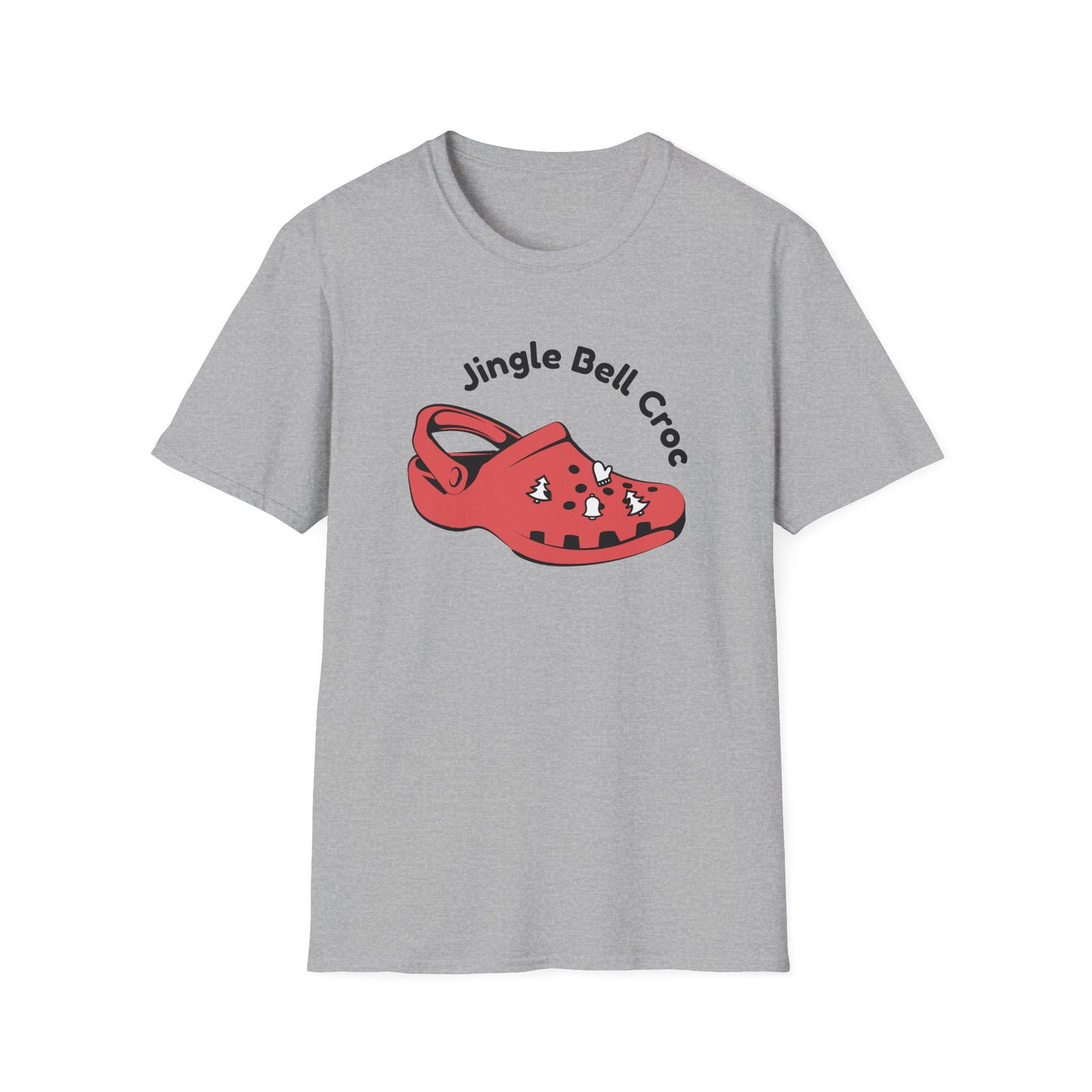 Christmas Unisex T-Shirt - Jingle Bell Croc Design