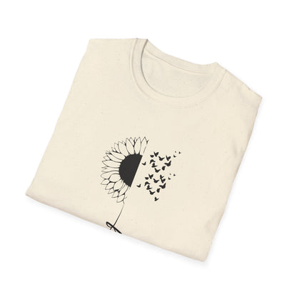 Christian Unisex T-Shirt - Faith Sunflower Design