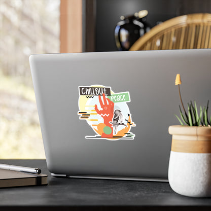 Chillout Peace Sticker - Motivational Treats