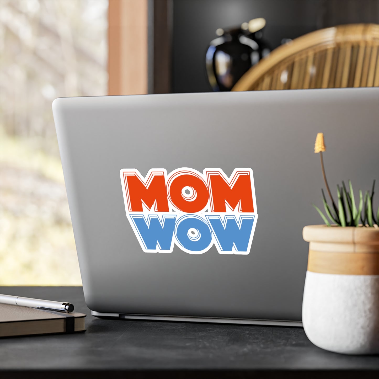 Mom Wow Sticker