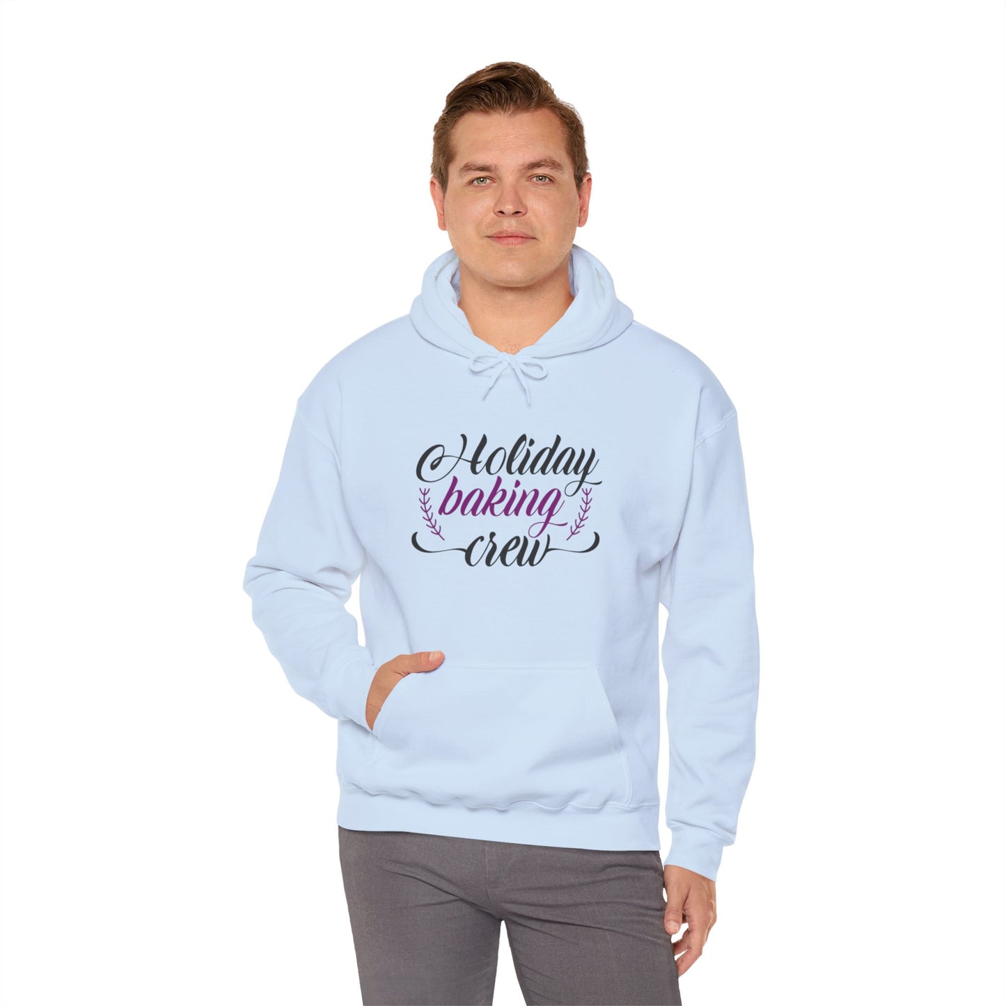 Christmas Unisex Hooded Sweatshirt - Holiday Baking Crew Design