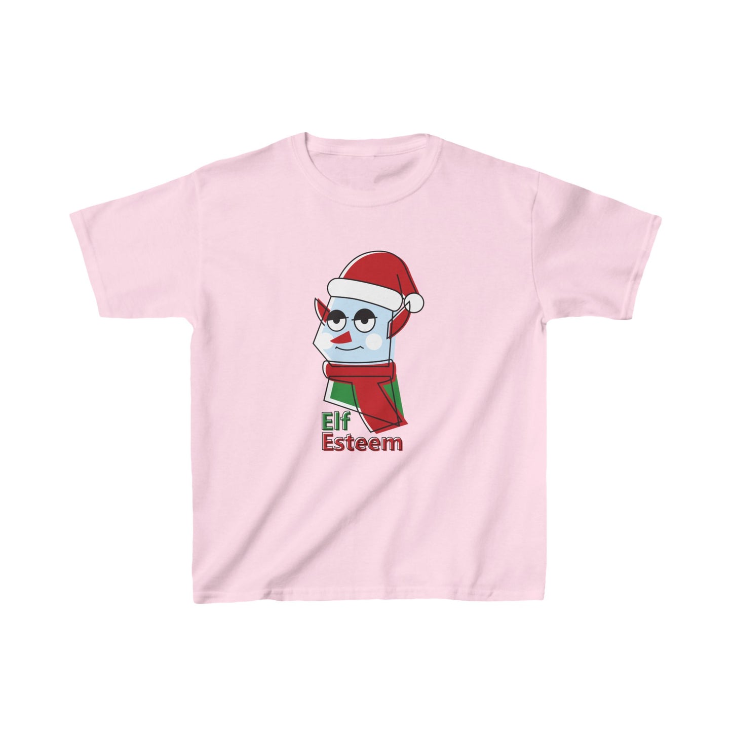 Christmas Unisex Kids T-Shirt - Elf Esteem Design