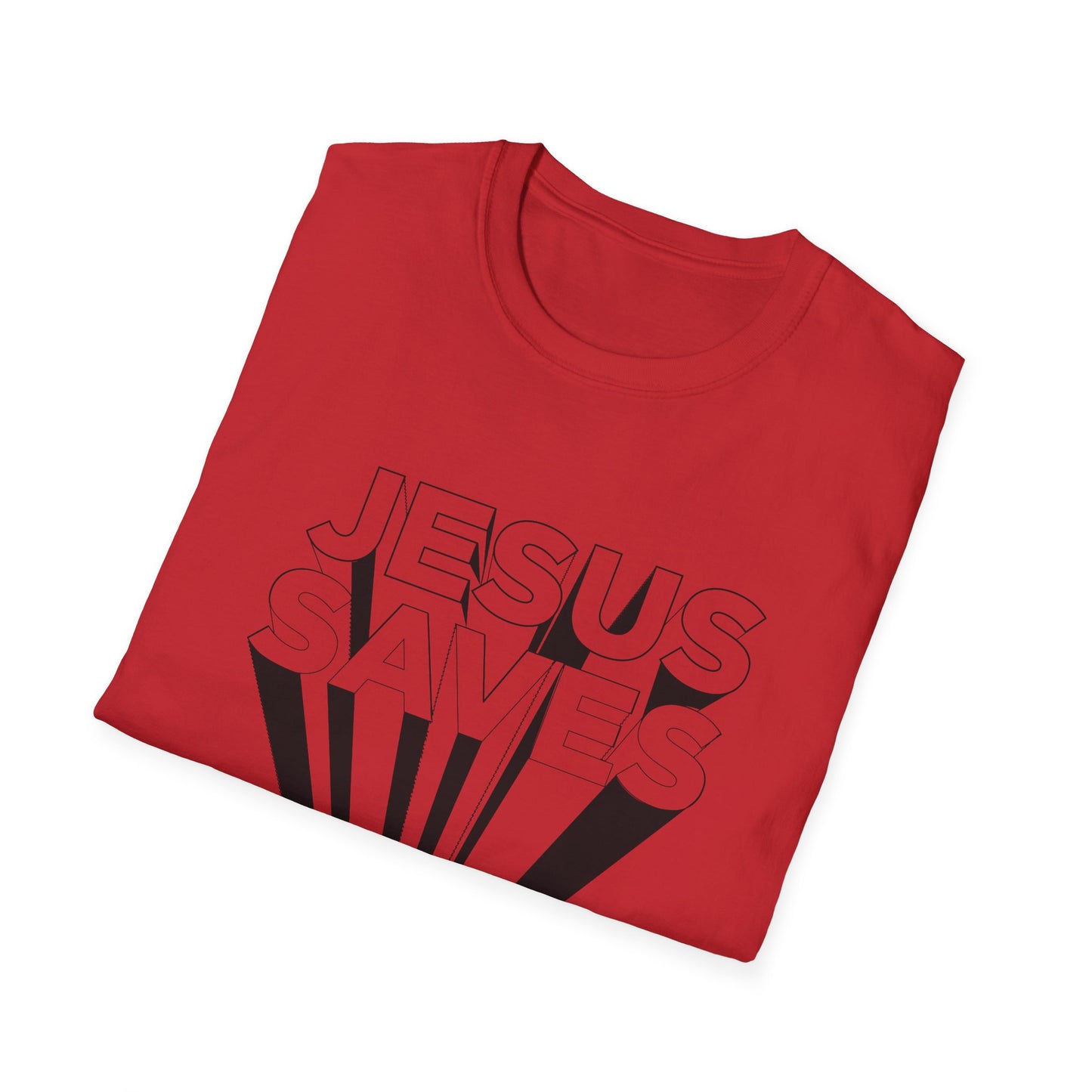 Christian Unisex T-Shirt - Jesus Saves All Design