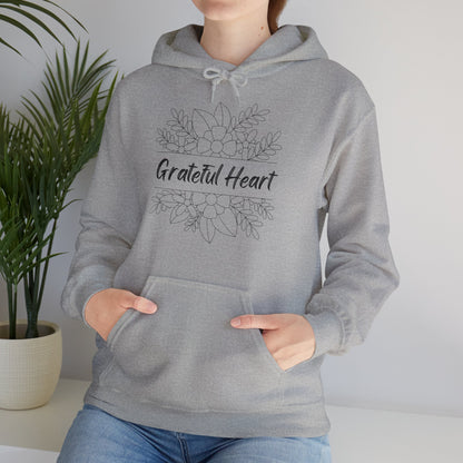 Christian Unisex Hooded Sweatshirt - Grateful Heart Design