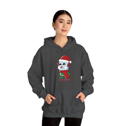 Christmas Unisex Hooded Sweatshirt - Elf Esteem Design