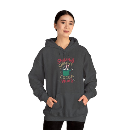 Christmas Unisex Hooded Sweatshirt - Shimmy Shimmy Cocoa What Design